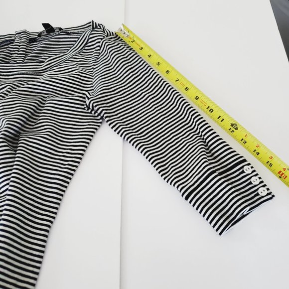 BANANA REPUBLIC 100% Cotton Striped French Marina Nautical Boatneck Dress - Picture 12 of 12